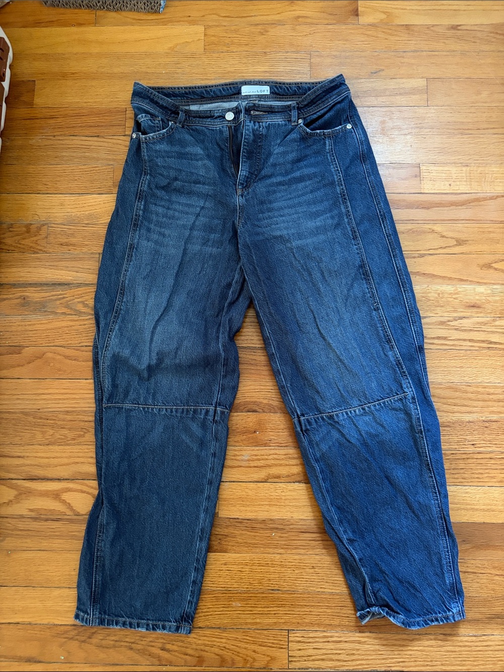 Dark Blue Women’s Jeans - Loft Relaxed Fit